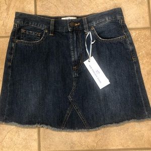 Southern Tide Denim Mini Skirt